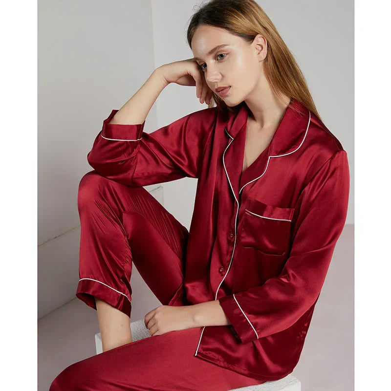 Zijdepyjama's – Seidenpyjama voor dames met luxueus comfort & tijdloze elegantie