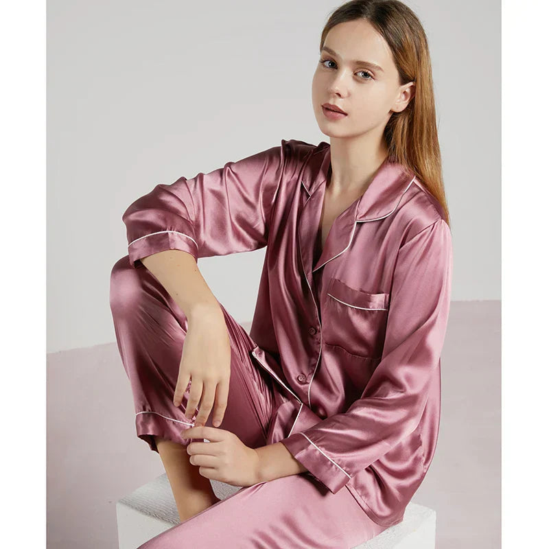 Zijdepyjama's – Seidenpyjama voor dames met luxueus comfort & tijdloze elegantie