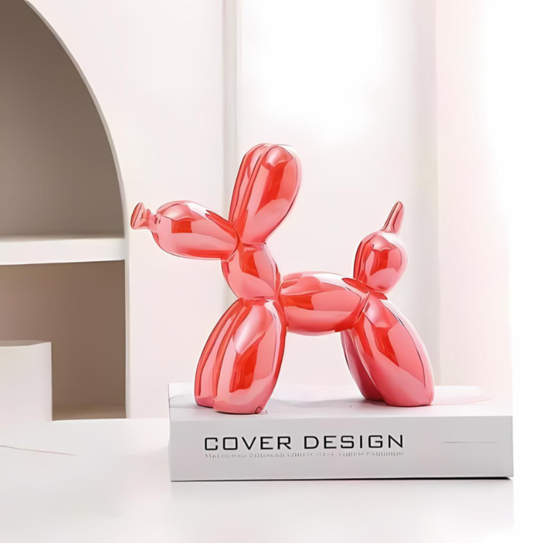 BOVELLO – Ceramic balloon dog figurine as playful home decor