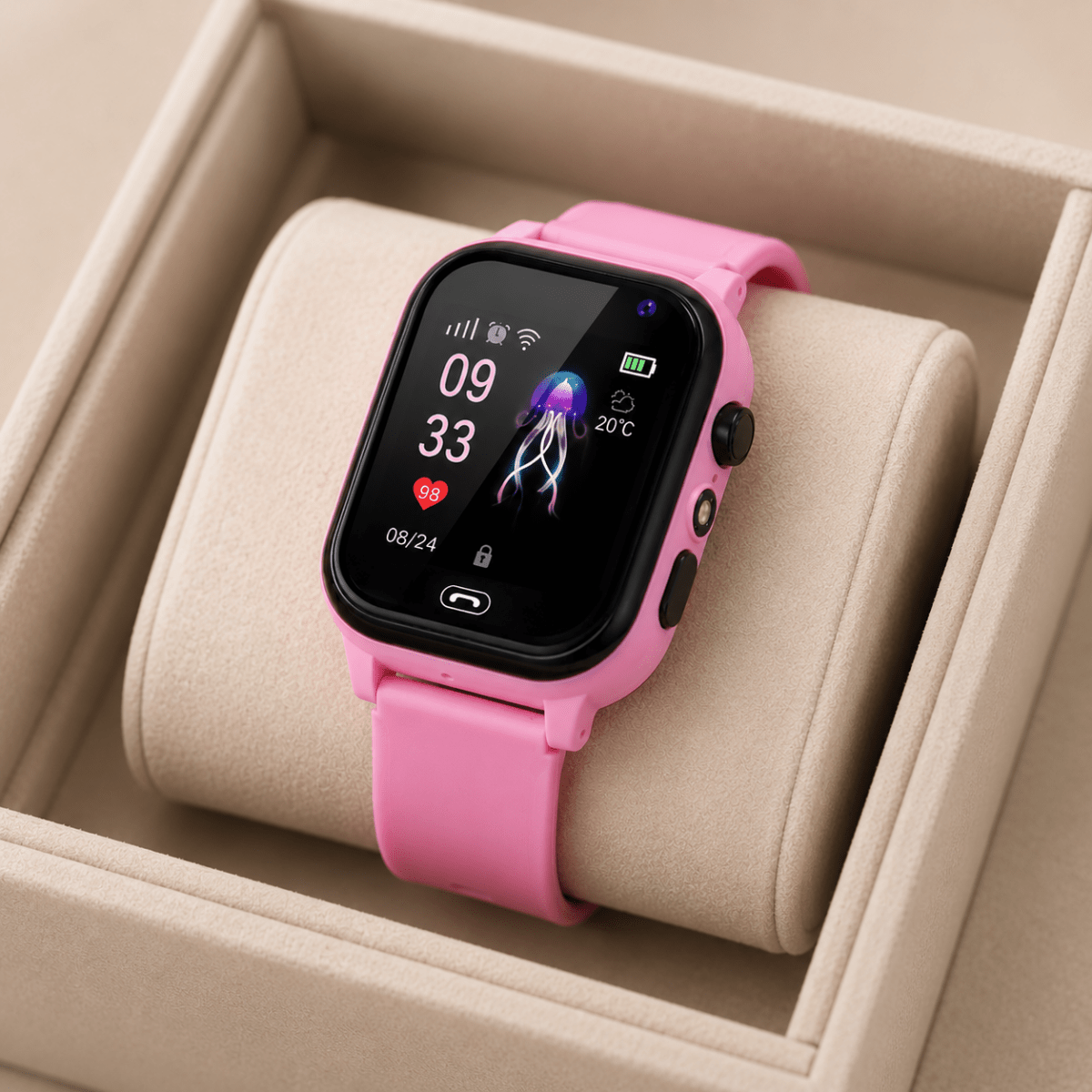 TRACKTOT – Smartwatch GPS per bambini con localizzazione in tempo reale, videochiamate, notifiche SOS e controllo attività
