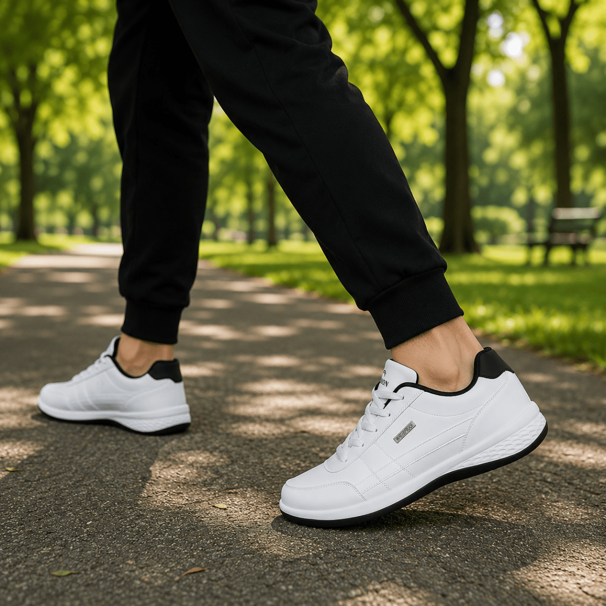 ORTHOVANCE – Orthopedic leather sneakers for men with excellent comfort & support