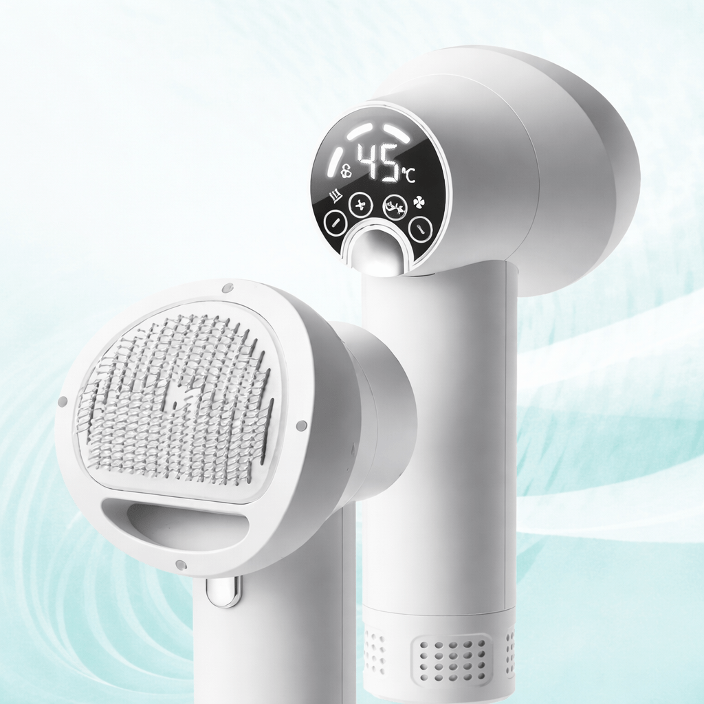 SILKPAW SÈCHE-CHEVEUX – Séchage doux & brossage pour une expérience de soin du pelage détendue