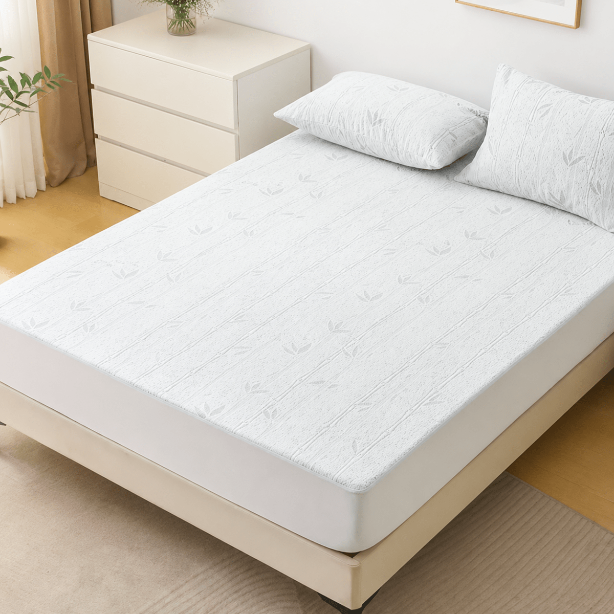 BAMBORELAX – Sábana ajustable refrescante para comodidad de sueño fresca