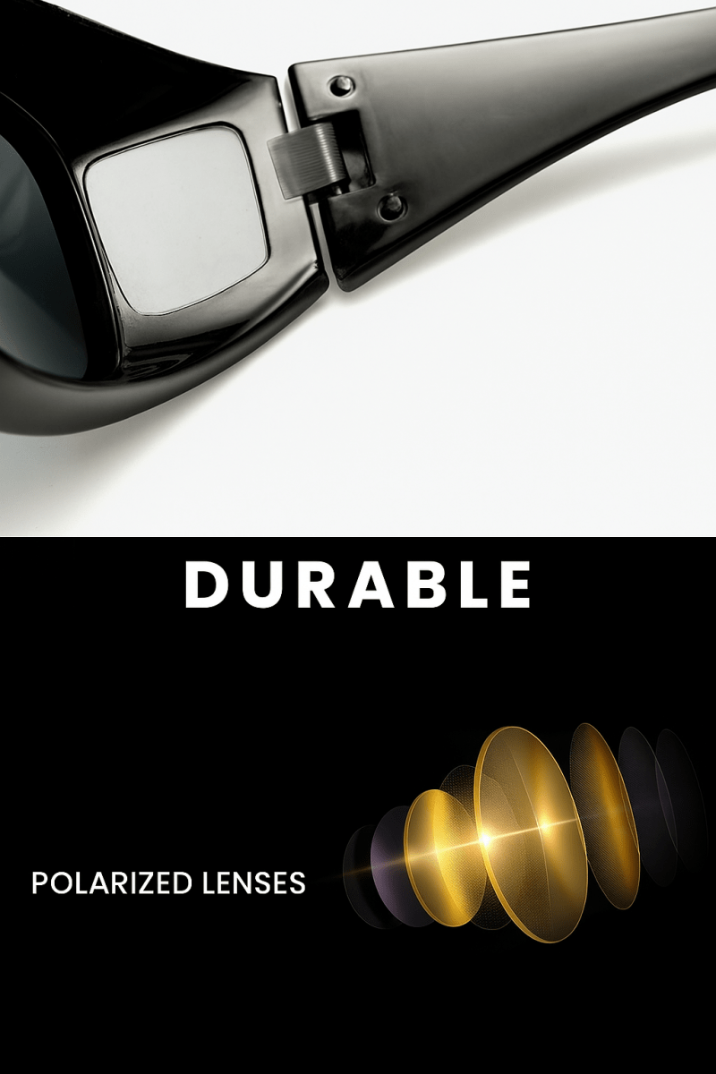 CLARIVUE – lunettes de nuit avec verres HD et protection anti-éblouissement pour une conduite sûre la nuit