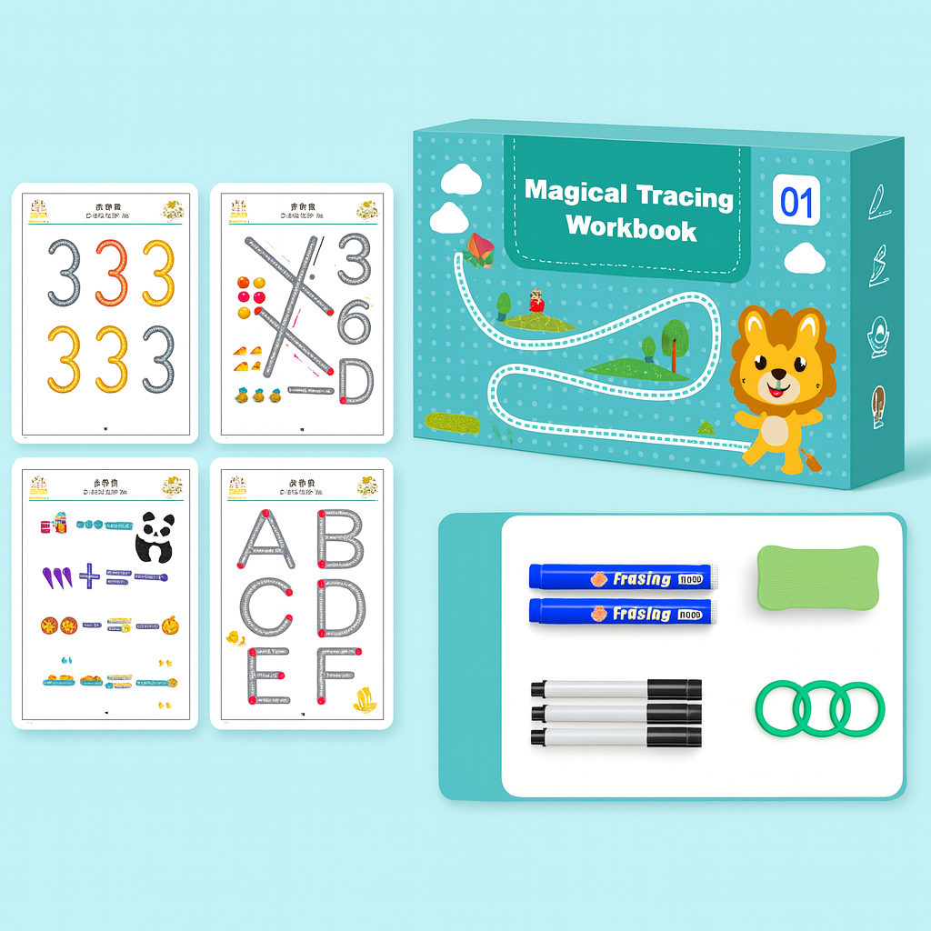 InkyPlay Learning Pad - Magic writing & learning without a screen