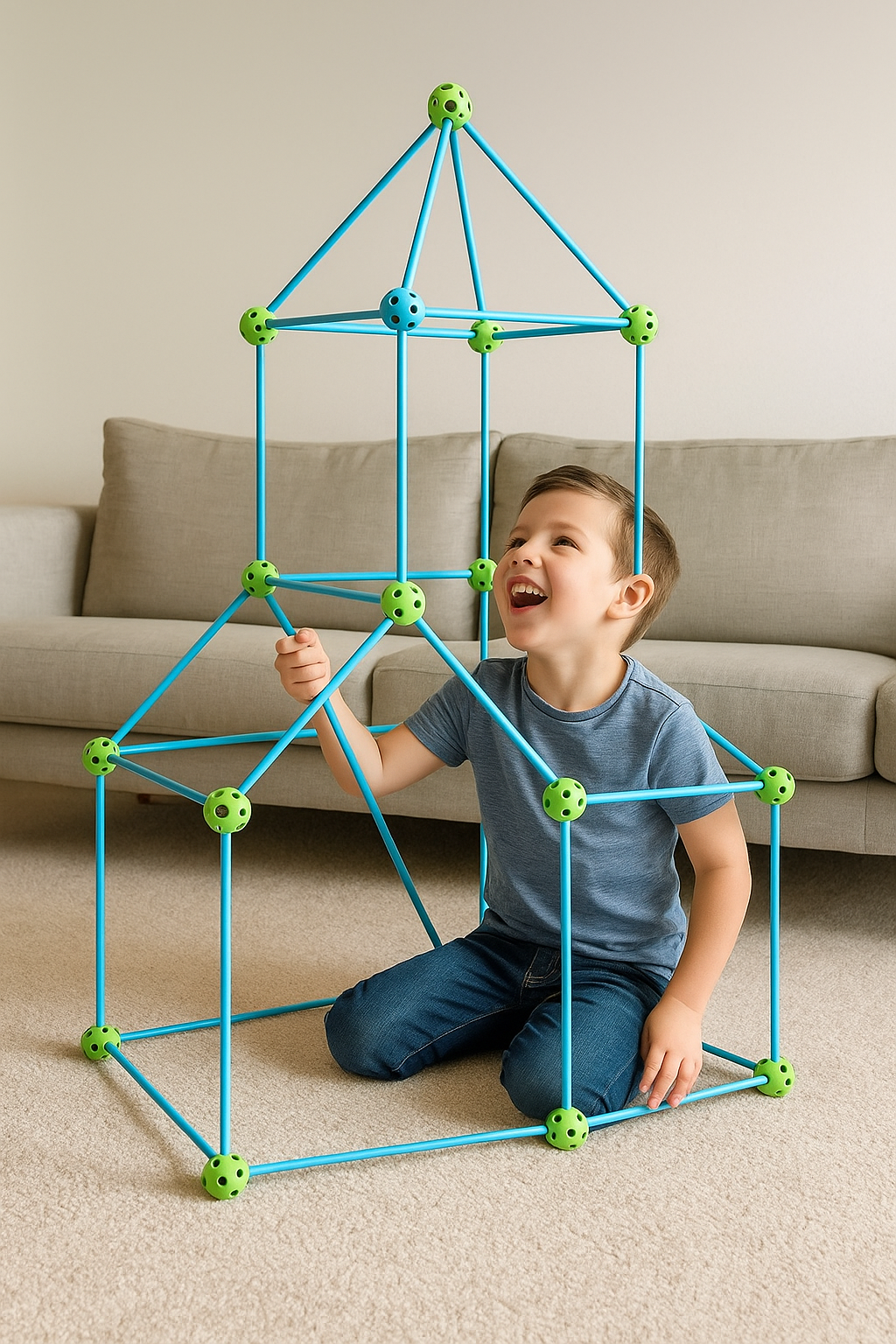 ImagiFort Builder – Creative Building Set for Kids' Room Adventures