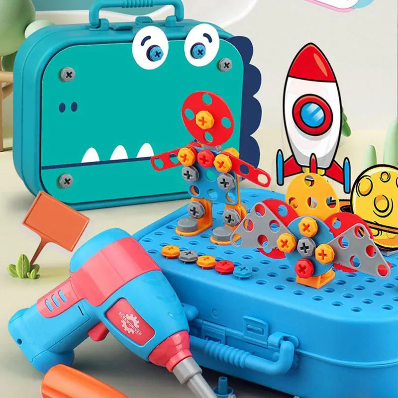 Set InnoCraft ToolPlay – Creatividad y aprendizaje para niños pequeños – 211 piezas