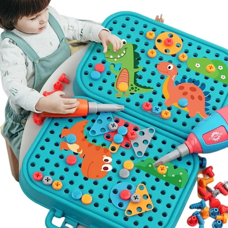 Set InnoCraft ToolPlay – Creatividad y aprendizaje para niños pequeños – 211 piezas