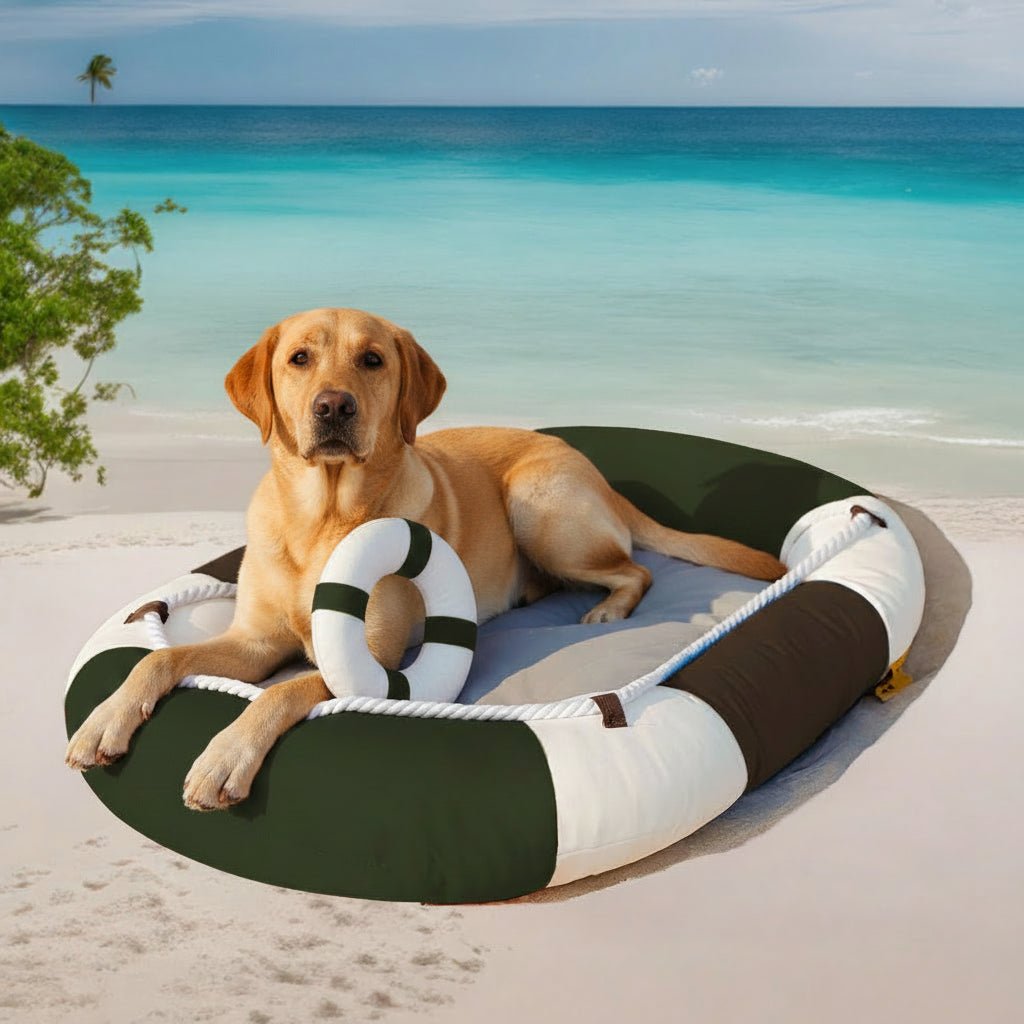 Chill Raft - Bootförmiges Haustierbett mit Kühlendem Komfort und Rutschfester Unterseite 13