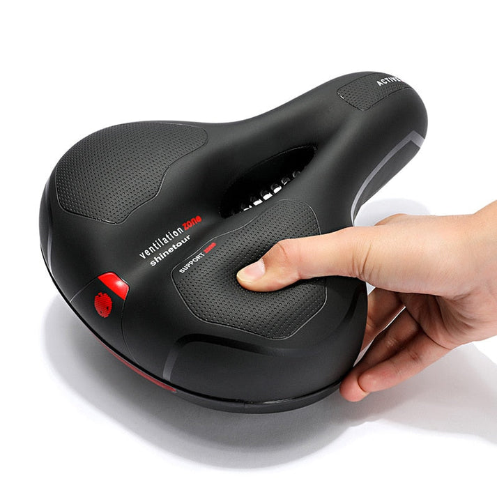 CLOUDCOMFORT Pro Saddle – Ergonomischer Fahrradsattel mit Gelpolsterung & Reflektor für schmerzfreies Radfahren