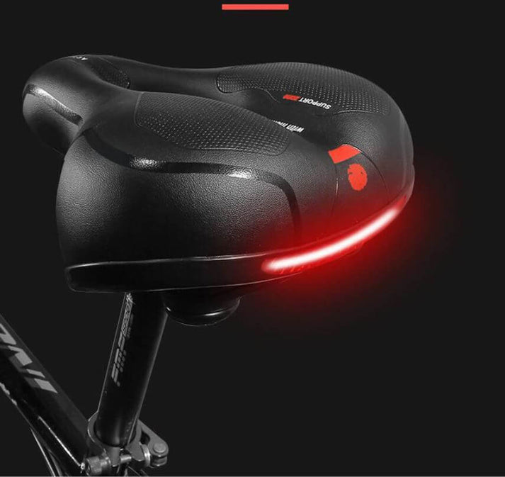 CLOUDCOMFORT Pro Saddle – Ergonomischer Fahrradsattel mit Gelpolsterung & Reflektor für schmerzfreies Radfahren