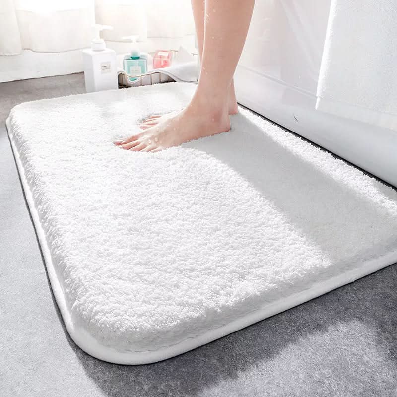 CloudLuxe Bath Mat - Tapis de bain de luxe super épais avec surface ultra douce & dessous antidérapant