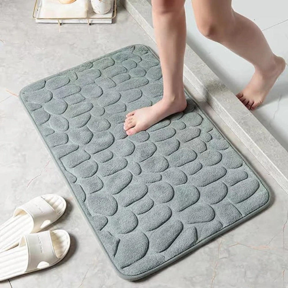 Alfombrilla de baño Cloudstep – Alfombrilla ultra suave con rápida absorción de agua y recubrimiento antideslizante