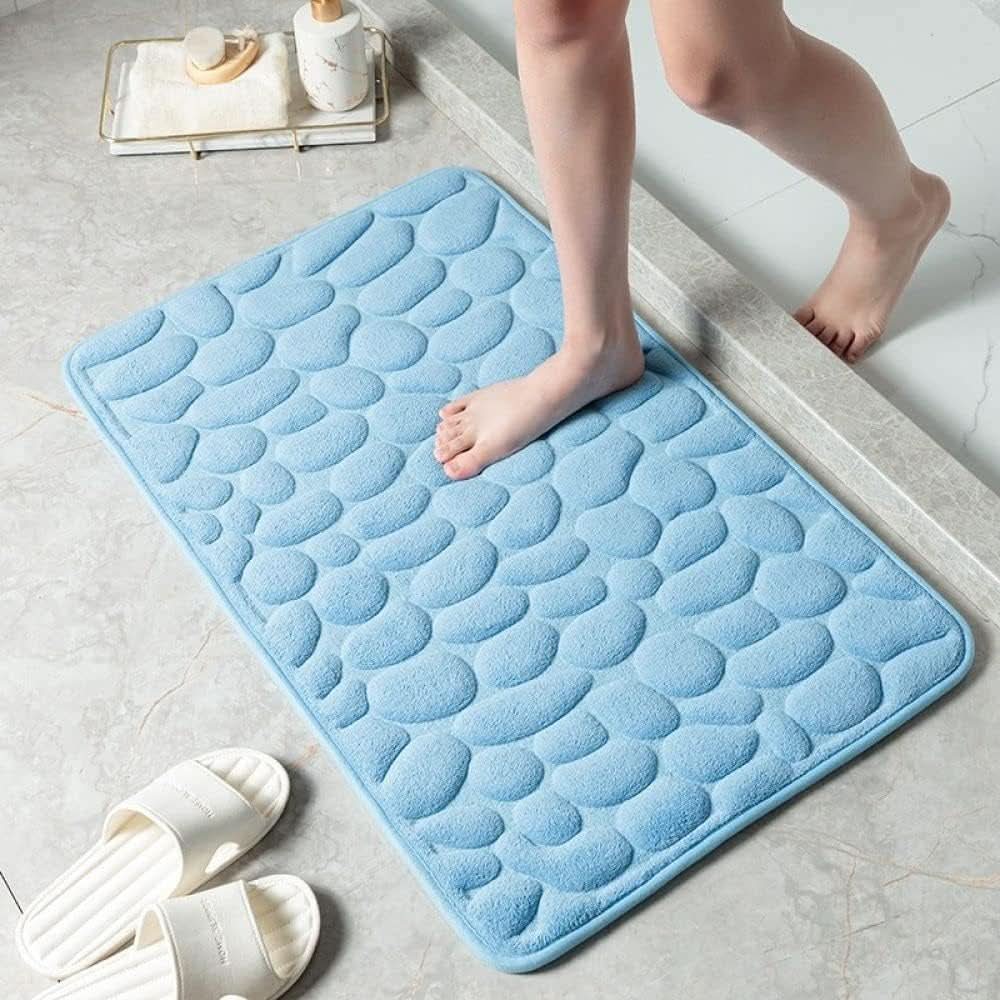 Cloudstep Bath Mat - Ultra-soft bath mat with fast water absorption & anti-slip coating