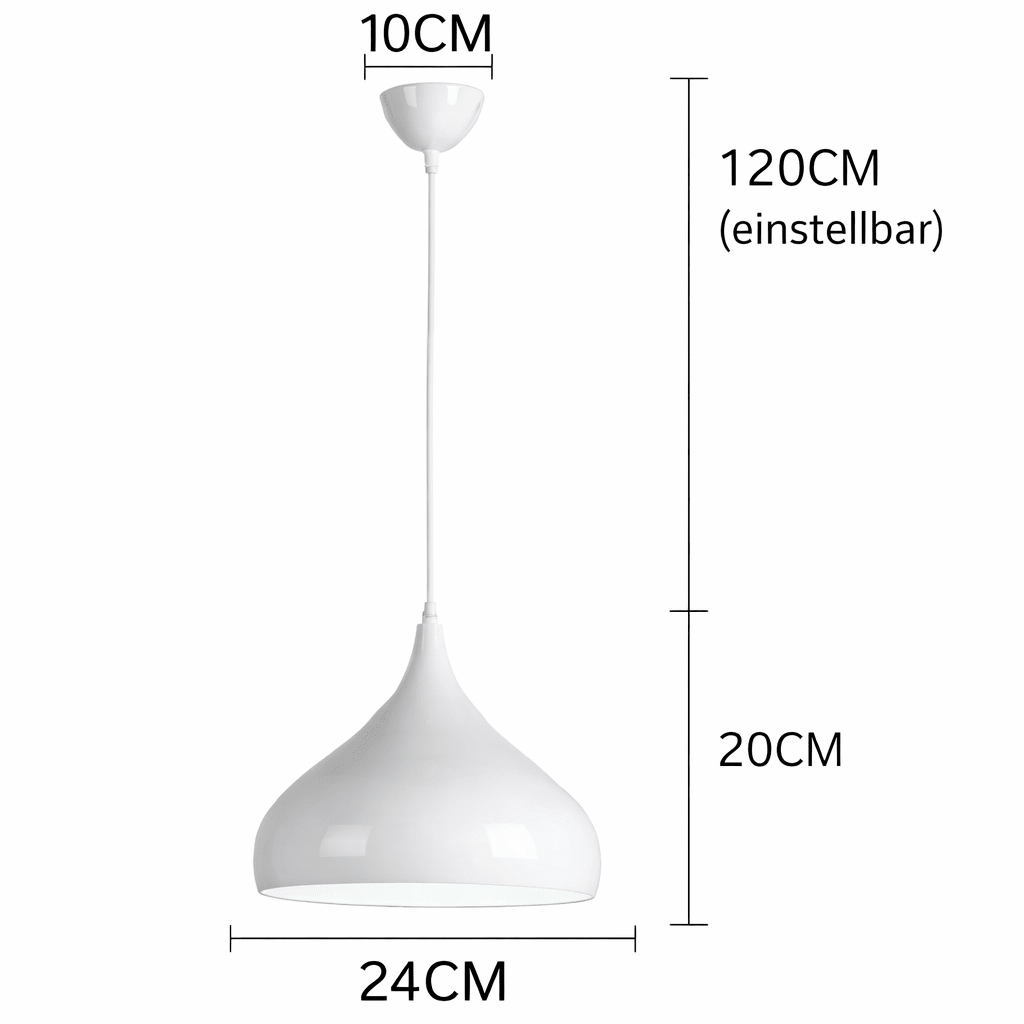 COLORNORD – Lampada a sospensione nordica colorata minimalista