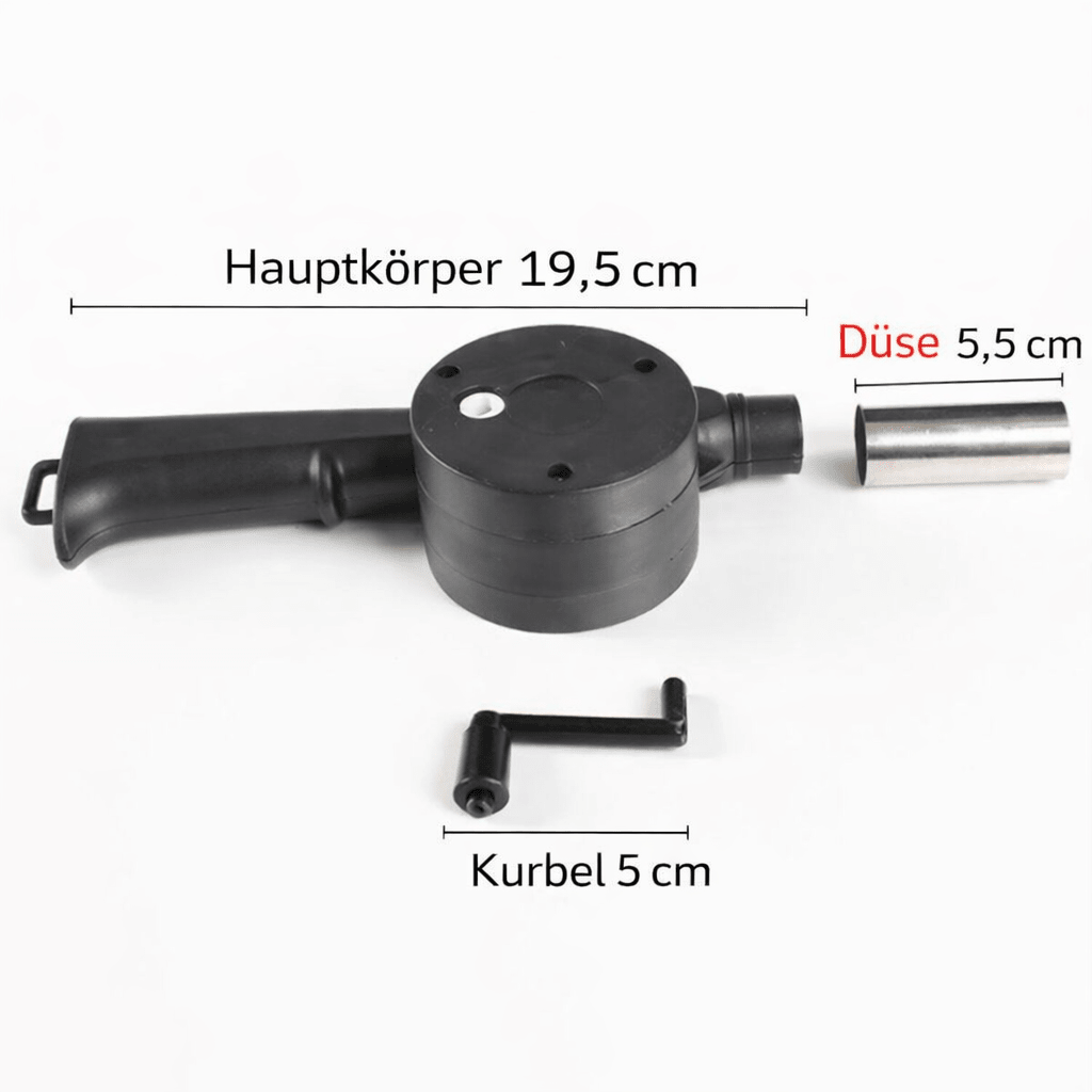 FIREBOOST – Manual Grill Blower for Quick Lighting