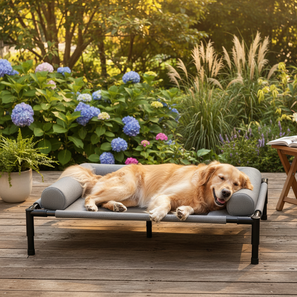 DOGHAVEN – Erhöhtes Hundebett Für Garten Und Outdoor