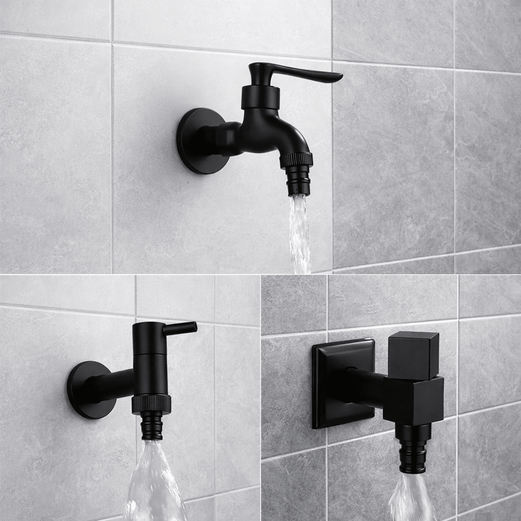 AQUAMOUNT – Wall-mounted water tap – Practical solution for home and garden
