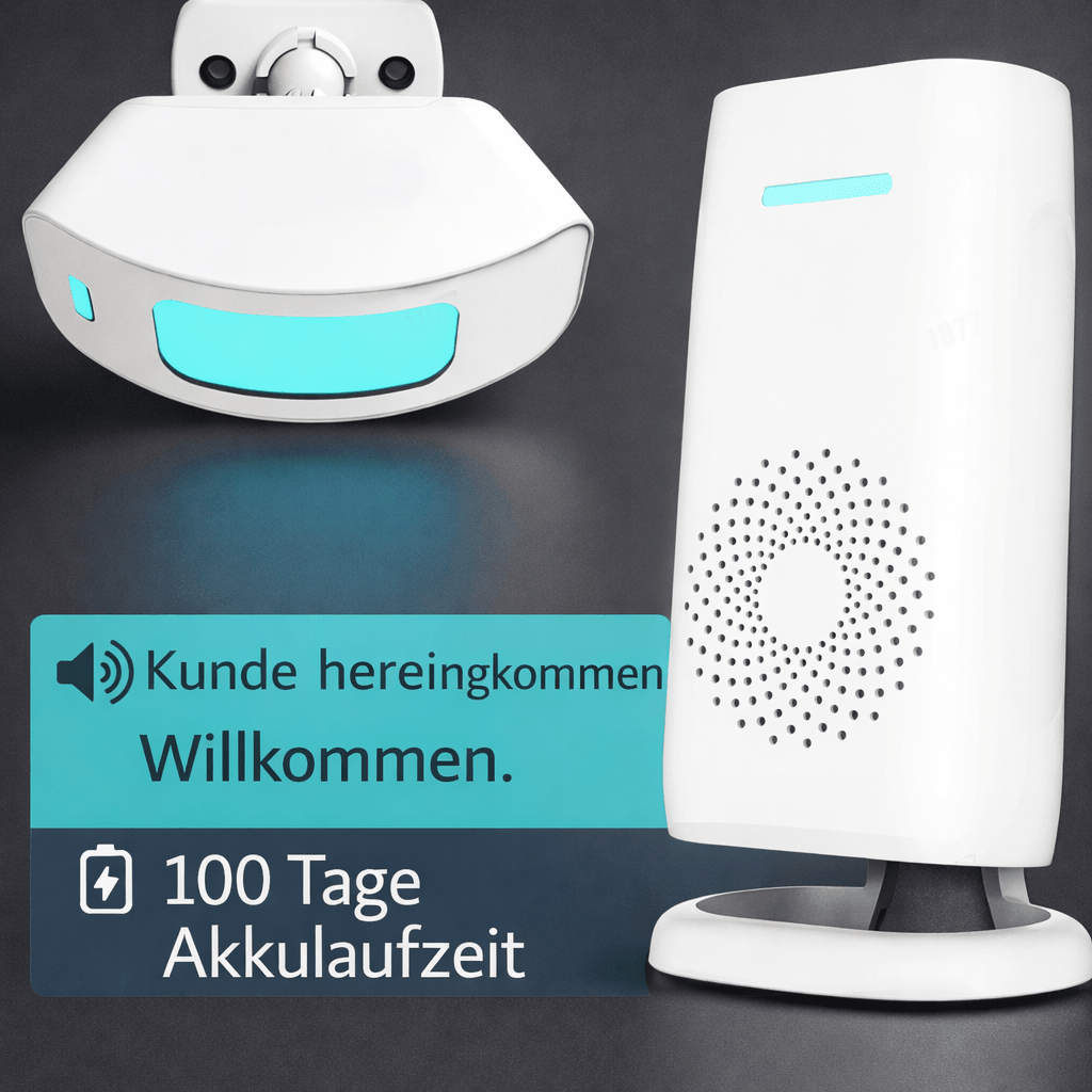 RINGSENSE – Wireless doorbell with PIR motion sensor for enhanced security