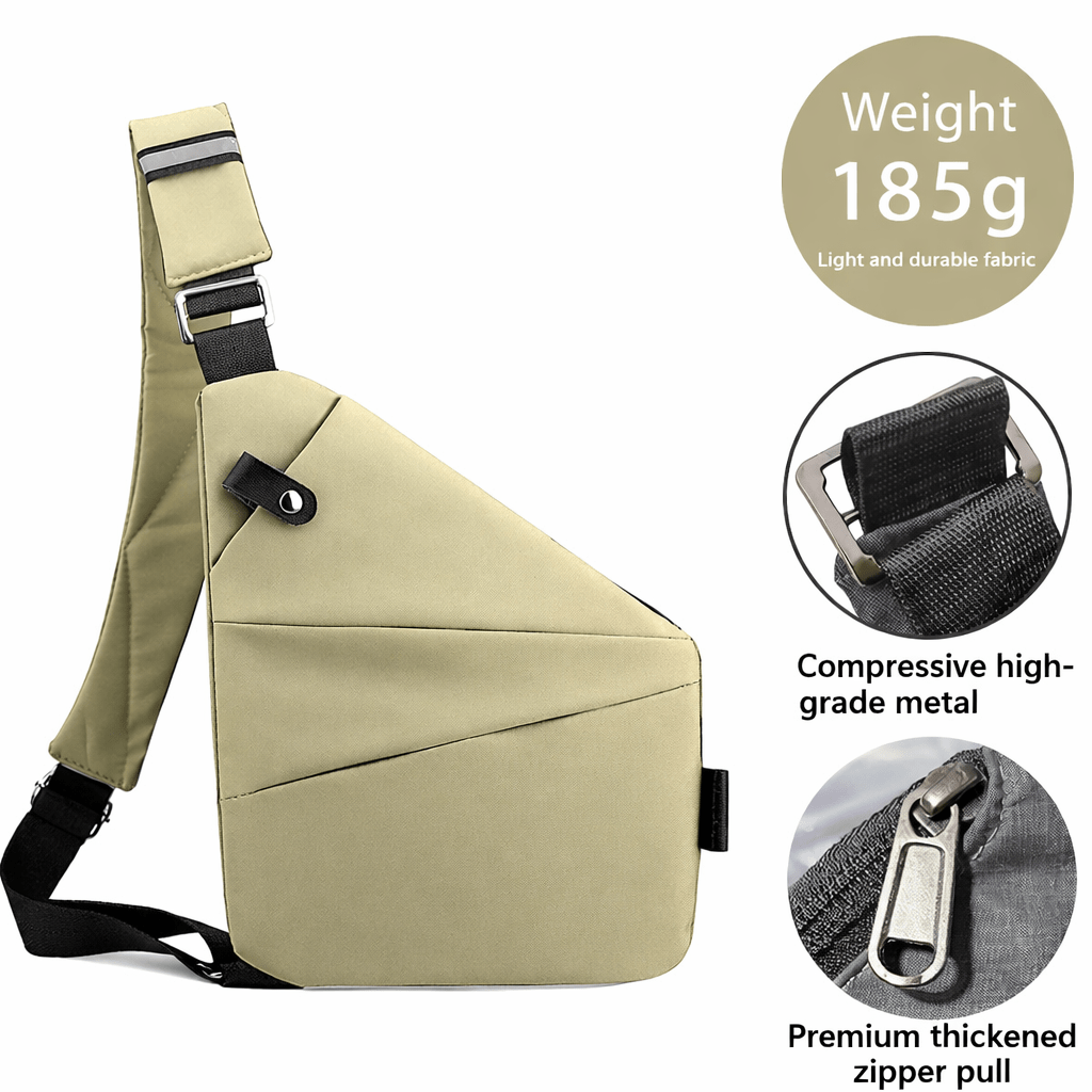 SAFEVOY - Anti-Theft Crossbody Bag with RFID Protection and Water-Repellent Design