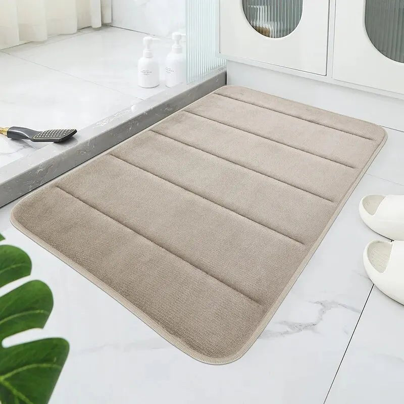 CORAL VELVET BATH MAT – Bathroom Mat made of Microfiber for Comfort & Safety