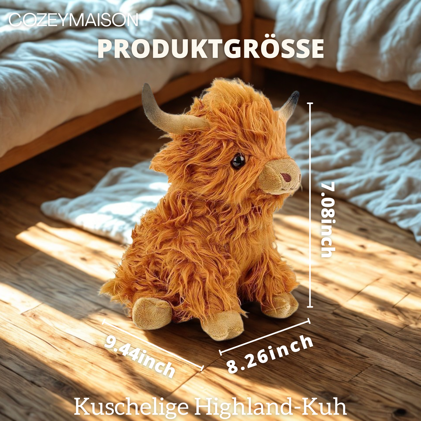 Knuffelige Schotse Hooglander – Zacht knuffeldier voor knuffelvrienden