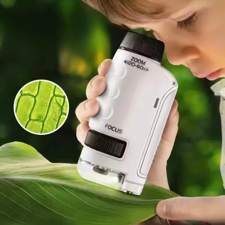Curious Mind Science Scope | Inspiriert zum Entdecken und Lernen | Montessori-Wissenschaftsspielzeug | Pädagogisches Mikroskop für Kinder 2