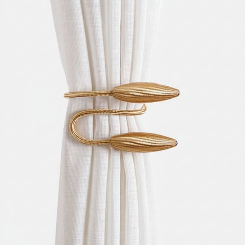 FLEX TIEBACKS – Flexible curtain tiebacks for stylish window decoration