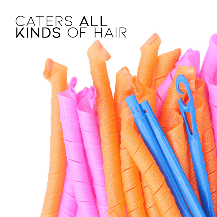 CURLVIA – DIY Spiral Curlers for Healthy, Heat-Free Curls