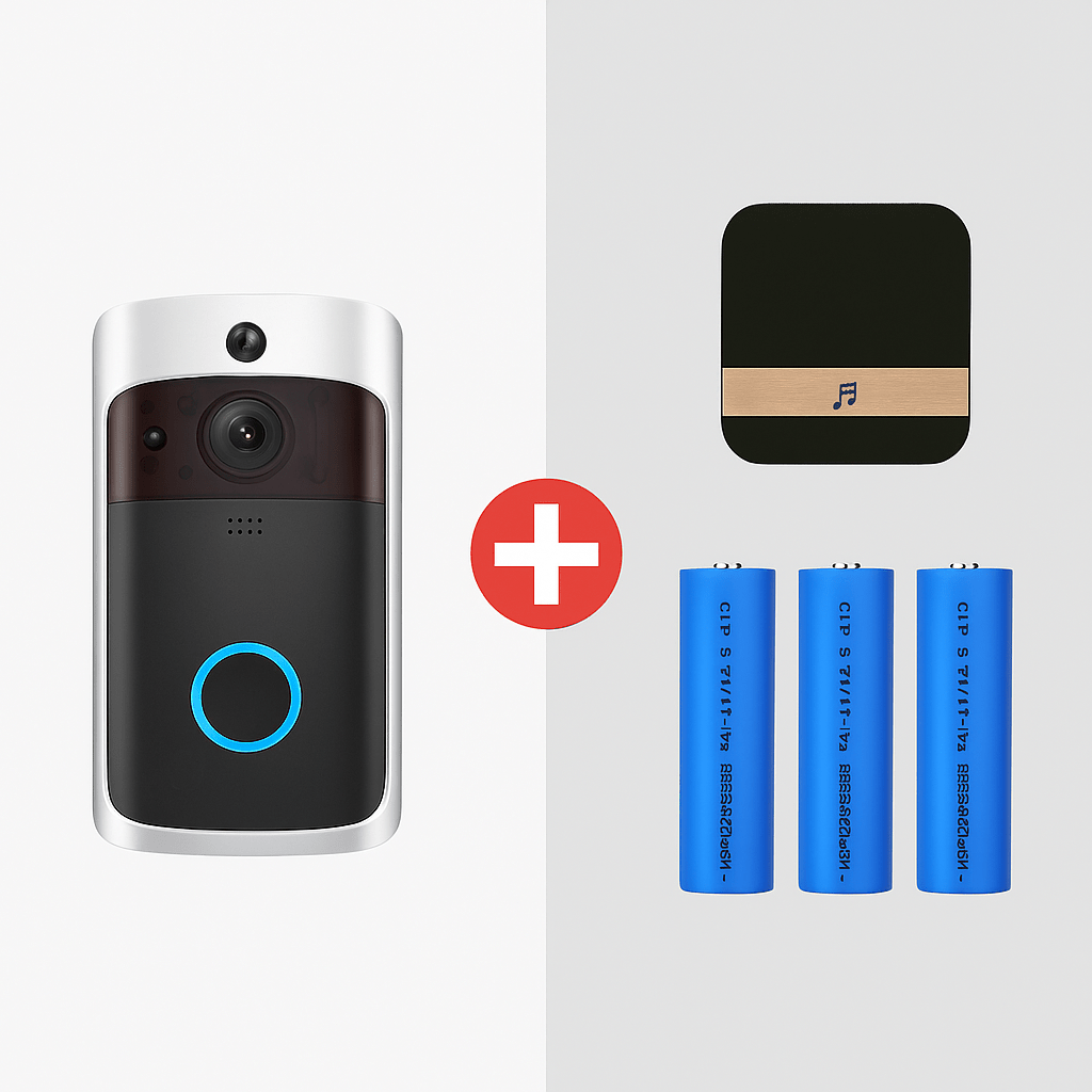 DOORWISE – Intelligente Video-Türklingelkamera für Zuhause mit HD-Nachtsicht und Zwei-Wege-Audio 10