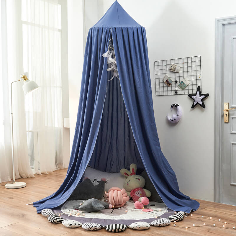 DREAMNEST – Hängender Betthimmel für Kinder mit weichem Stoffdesign 16