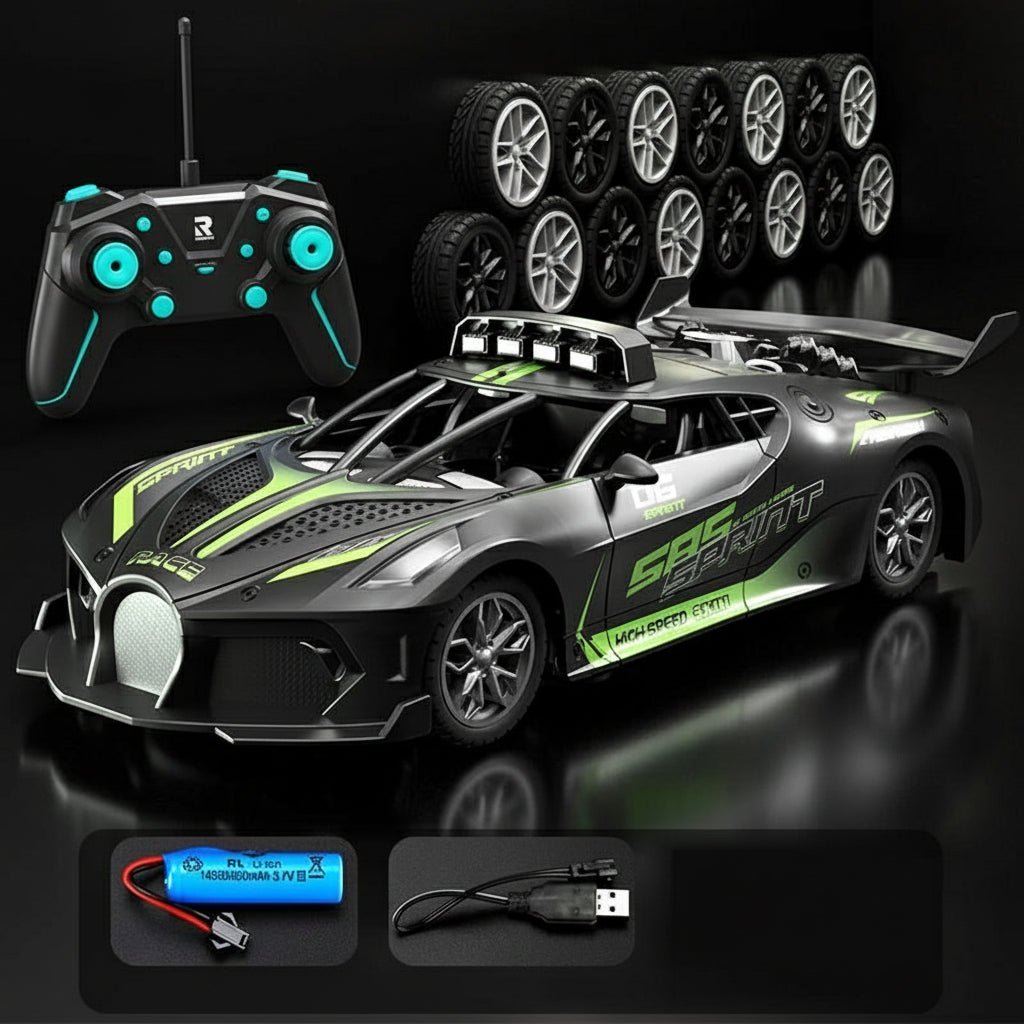 DRIFTPRO – Hochgeschwindigkeits-4-Kanal-RC-Rennwagen für Kinder und Drift-Fans 9