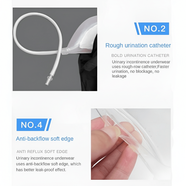 DRYHARBOR – Medizinische, wiederverwendbare Urinsammelunterwäsche für Senioren 3