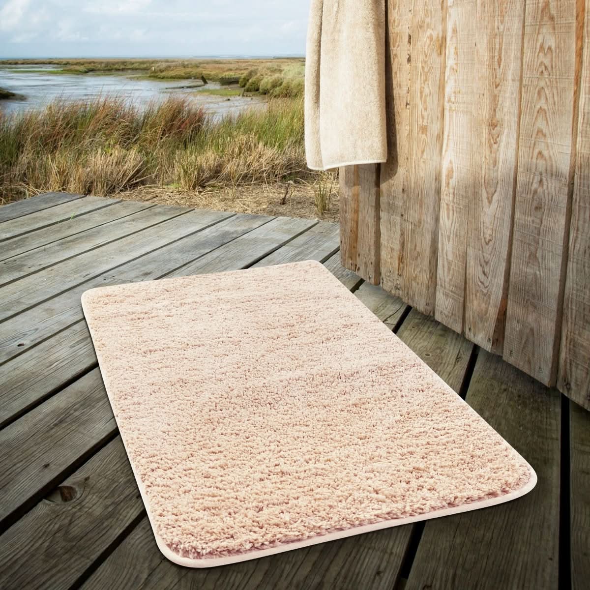 DRYSENSE – Rutschfeste, extrem saugfähige Mikrofaser-Badematte für Badezimmerkomfort 16
