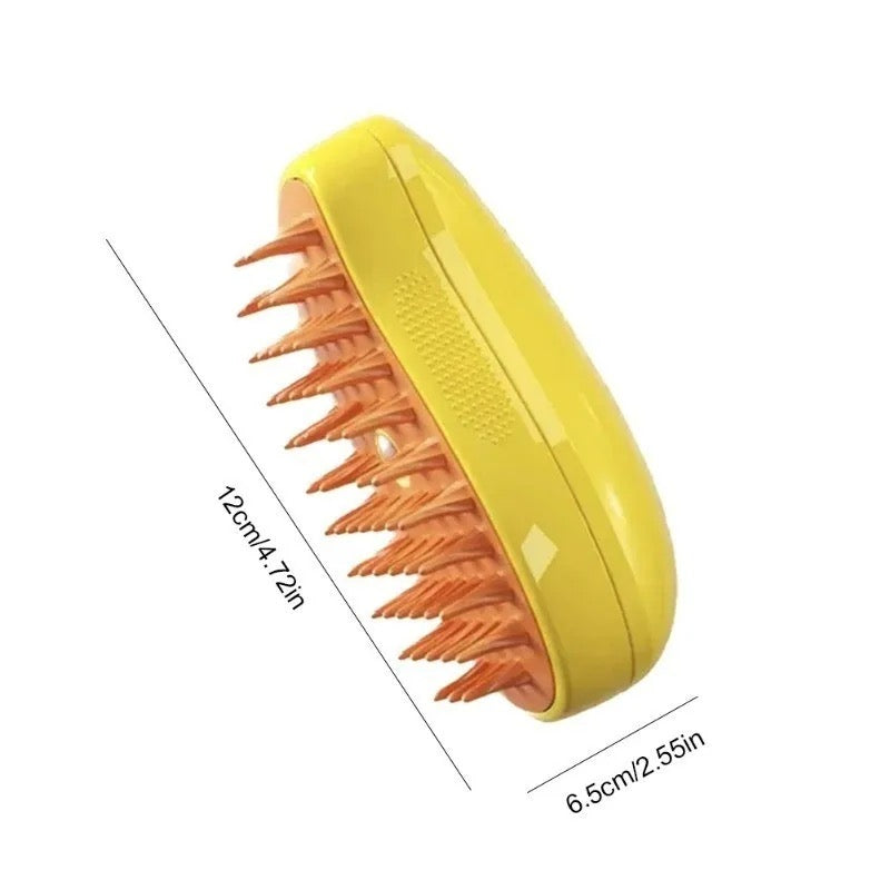 PETSTEAM - Steam brush for pets for gentle coat care
