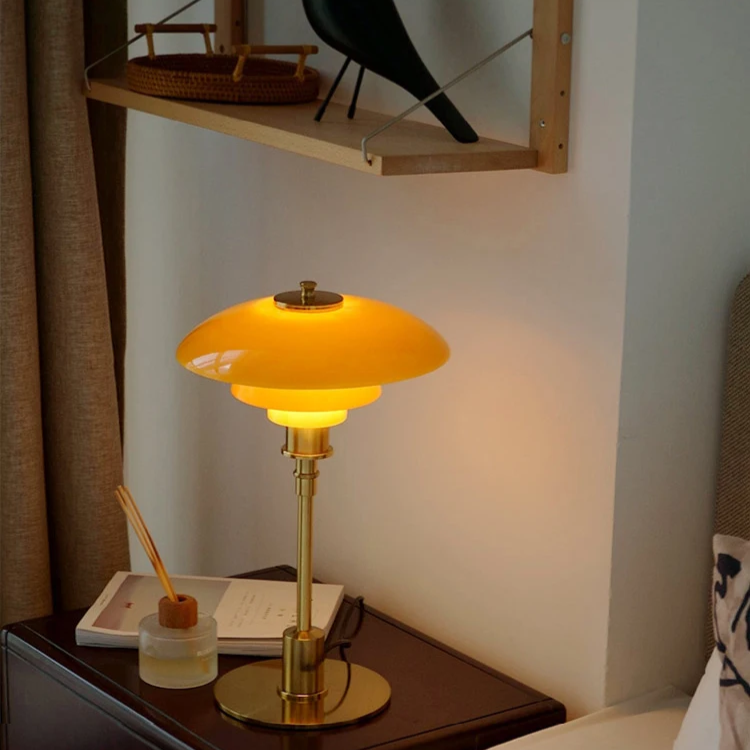 Danish Design Table Lamp - Scandinavian table lamp with dimmable LED light
