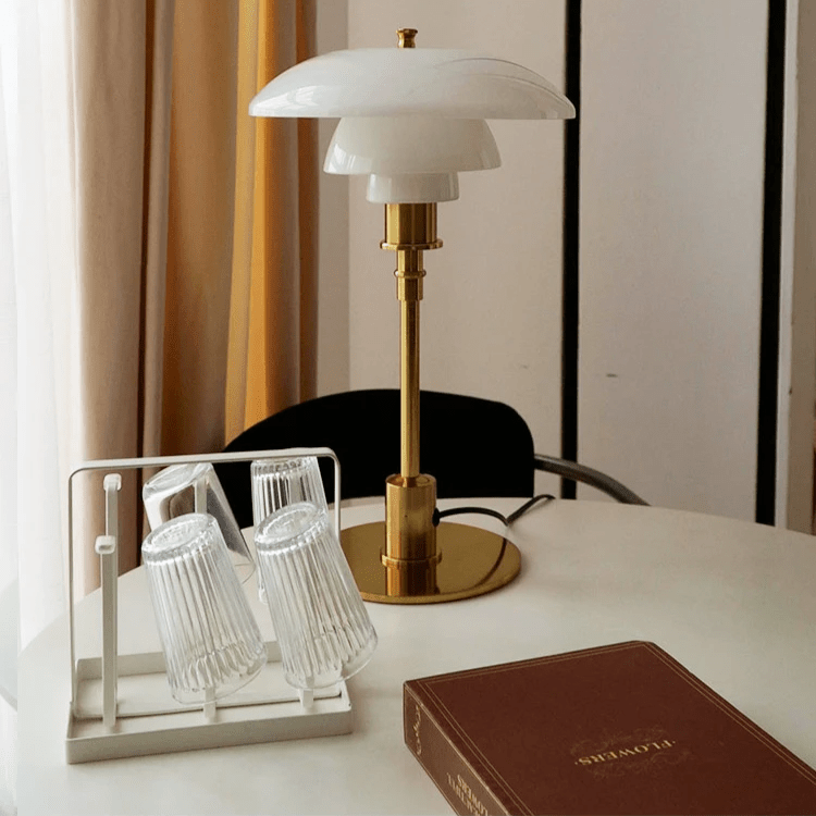 Danish Design Table Lamp - Lampe de table scandinave avec variateur d'intensité lumineuse LED
