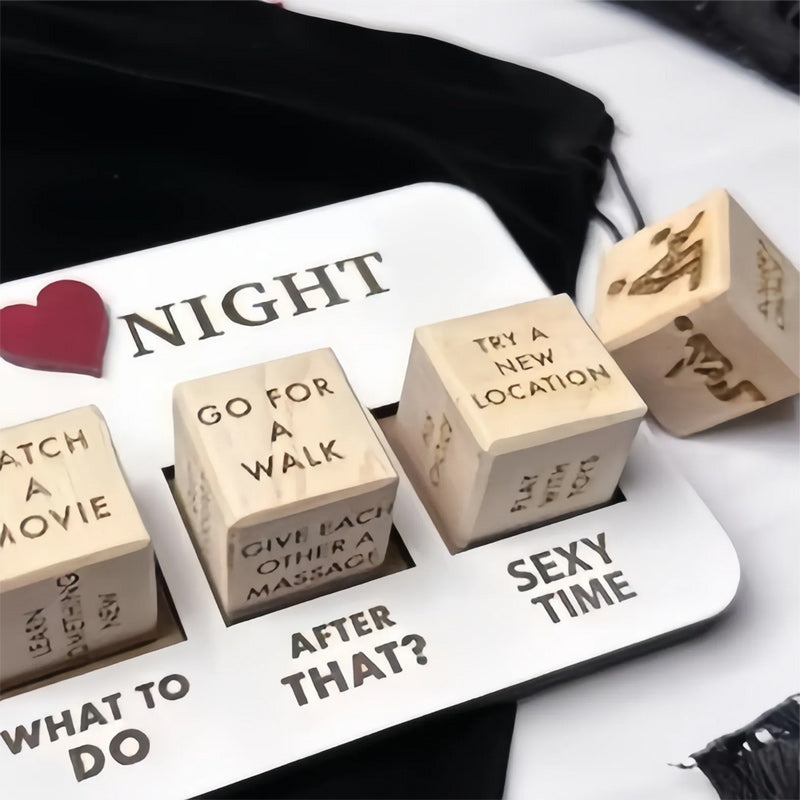 AmoréLuxe Date Night Dice | Entertaining Relationship Dice Game for Couples and Romantic Evenings