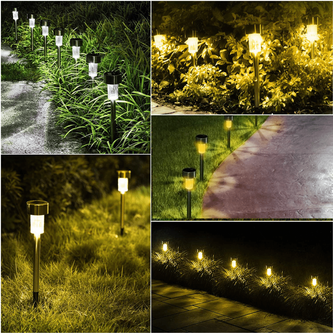 Solar-LED-lamp voor de tuin – Weerbestendig, energiezuinig met geïntegreerde lichtsensor