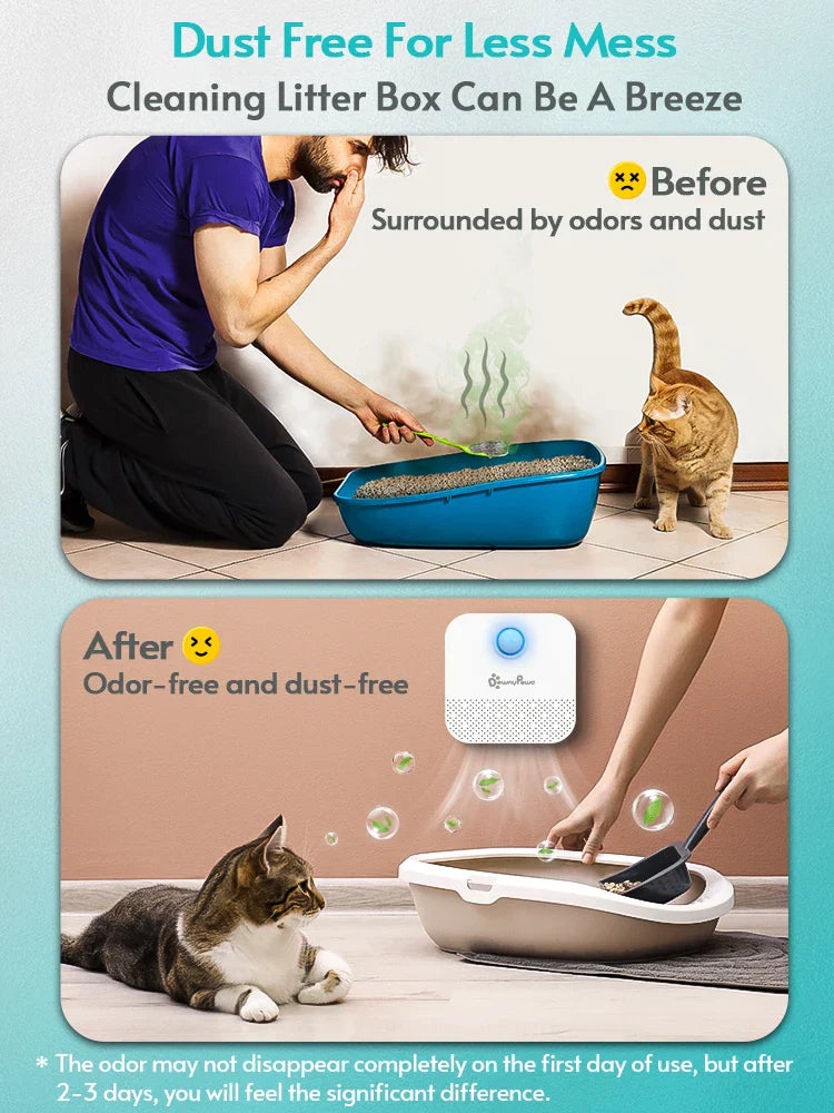 Duftmörder für Katzentoilette - Immer frische Luft in der Nähe-4