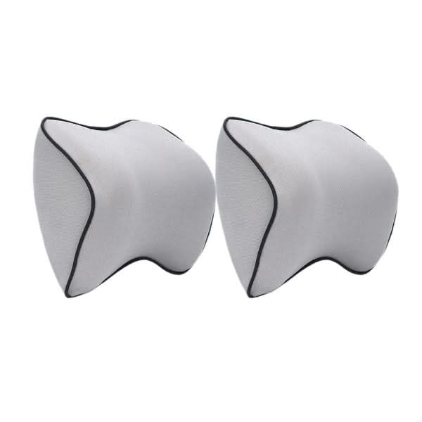 DriveComfort Nackenkissen aus Memory-Schaum | 2er-Pack Nackenstützen fürs Auto | Ergonomisches Reisekissen | Bequeme Kopfstütze beim Autofahren 2