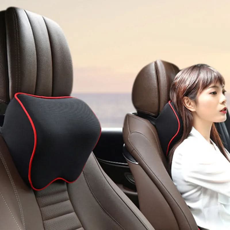 DriveComfort Nackenkissen aus Memory-Schaum | 2er-Pack Nackenstützen fürs Auto | Ergonomisches Reisekissen | Bequeme Kopfstütze beim Autofahren 4