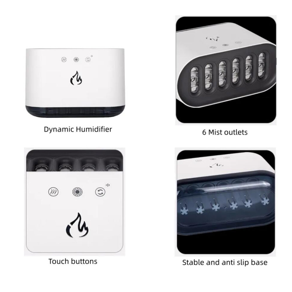 AIRMIST PRO - Dynamic humidifier with LED & voice control