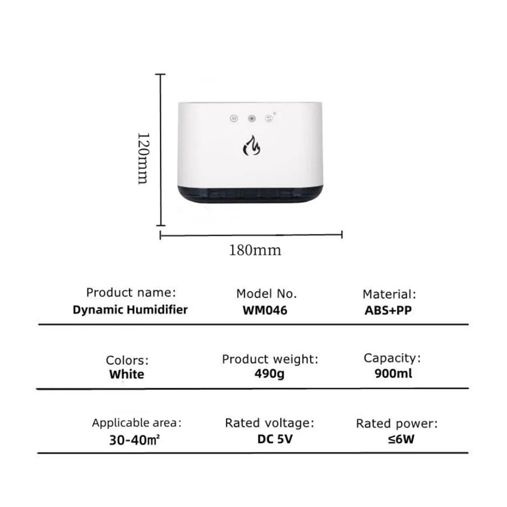 AIRMIST PRO - Dynamic humidifier with LED & voice control