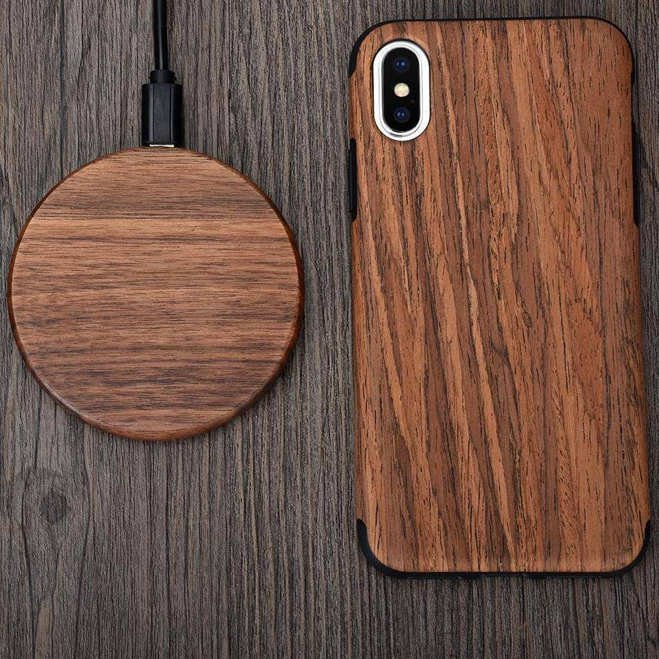EARTHCHARGE – Schnelles kabelloses Qi-Ladegerät mit Öko-Bambus-Design 7
