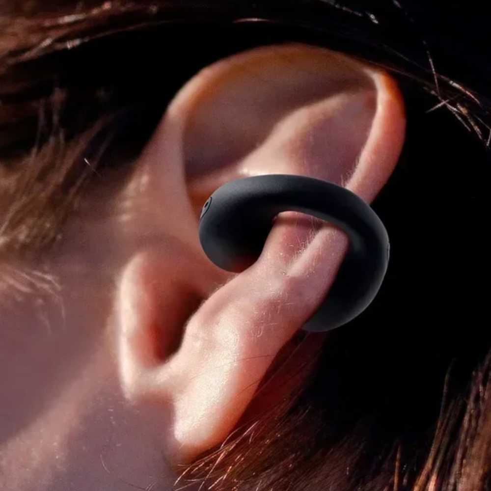 EchoSonic Auriculares Inalámbricos – Auriculares de Conducción Ósea Inalámbricos para Sonido Claro y Movimiento
