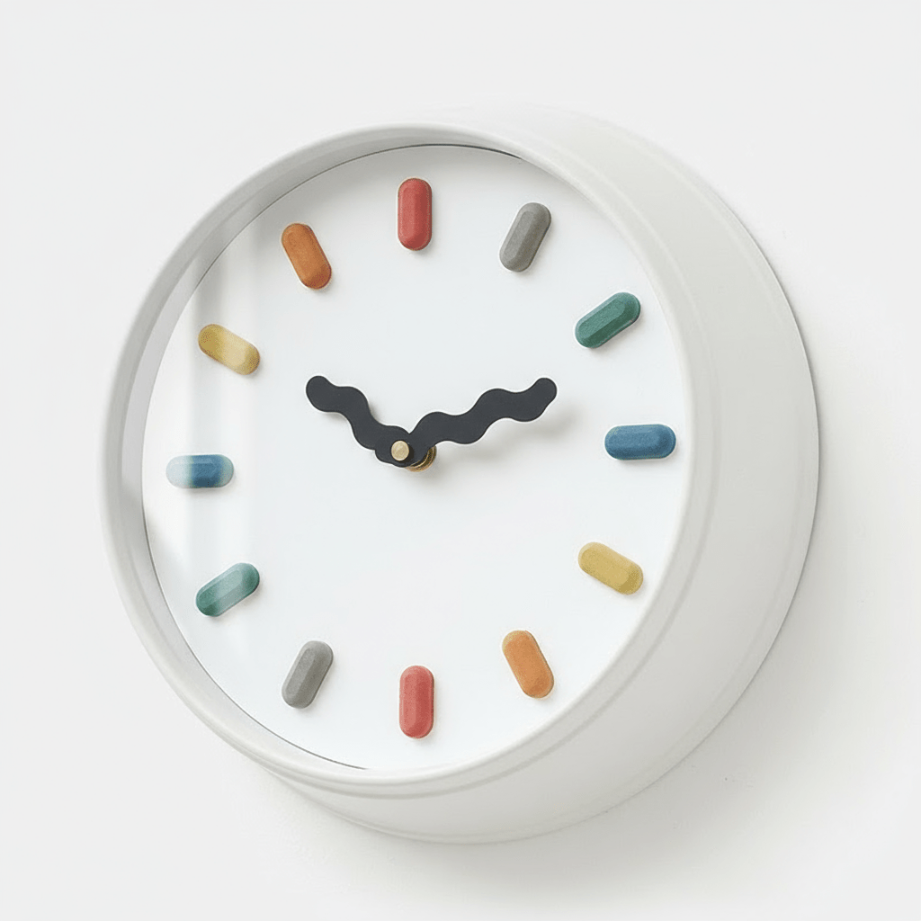 ECOCRAFT – Nordische 3D-Wanduhr mit geräuschlosem Sekundenzeiger 9