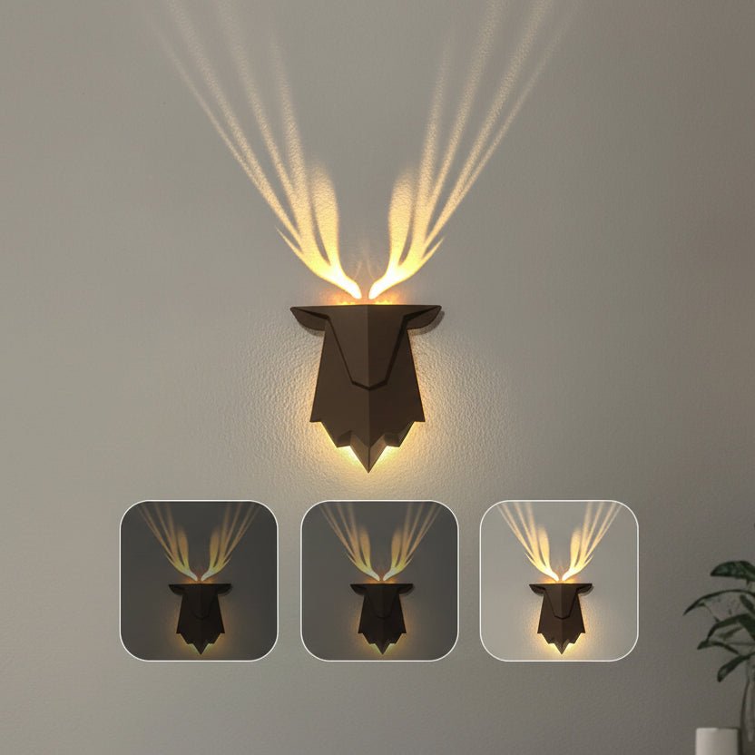ELKARA – Minimalistische Hirsch-Wandleuchte mit einstellbarer Helligkeitsregelung 3