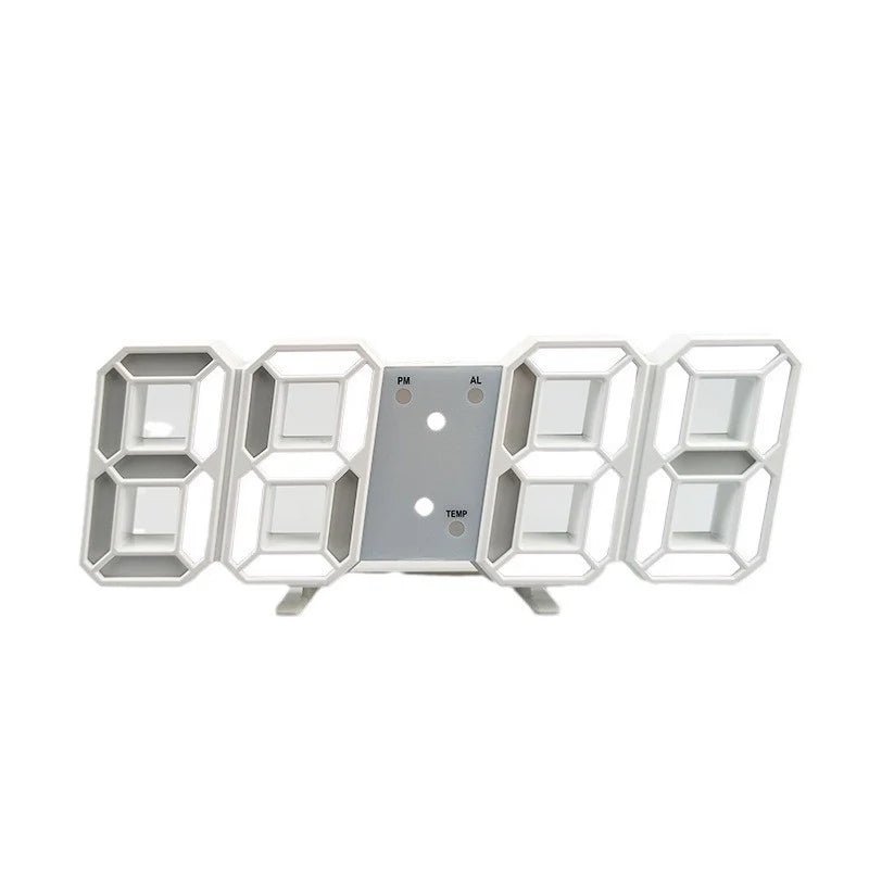 EONWAVE – Leuchtende 3D-Digitaluhr mit Sprachsteuerung und lautlosem Alarm 8