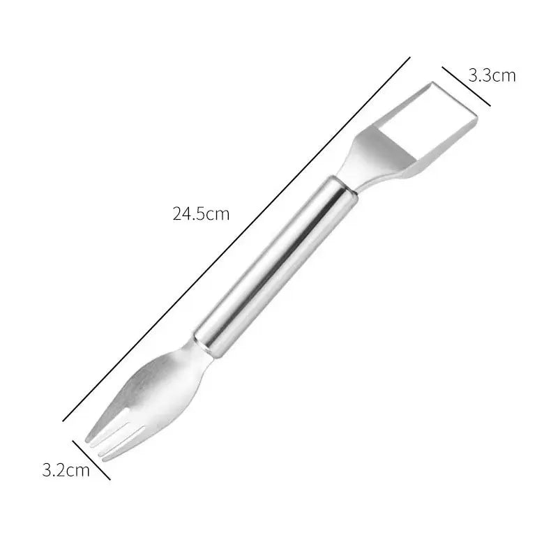 EasyFruit Duo – Fruit cutter with integrated fork for quick snack enjoyment